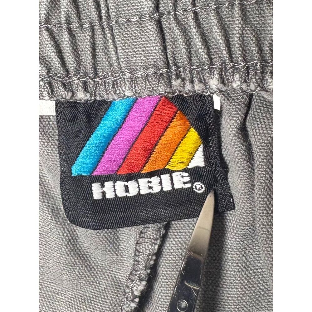 80s Vintage Hobie Faded Gray Canvas Sailing Shorts Surf Techwear Unisex XS / S - Picture 7 of 8